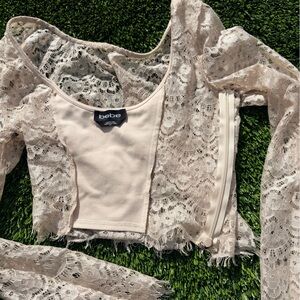 Bebe Lace Overlay